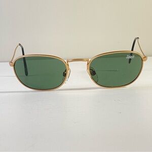 Gold Frame Green Lens Sunglasses